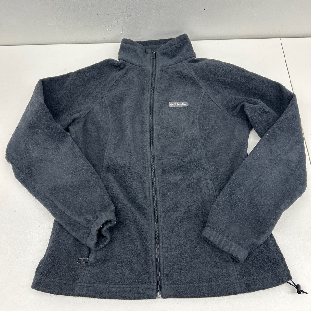 Columbia Black Fleece Jacket size L